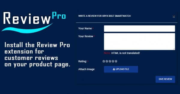 Review Pro Module